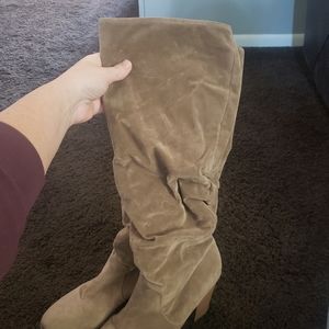Tan boots